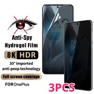 3Pcs Matte Frosted Hydrogel Film For OnePlus Turbo Nord CE5 CE4 CE3 5 Lite Anti Blue Light Anti Spy 