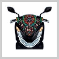 Windshield sticker - visor pcx new 160 latest cool motif 1305 - 1312
