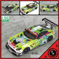 [日版 質保] 賽車 初音 Good Smile Racing Hatsune Miku GT Project 1/64 AMG 2022 Season Opening Ver. Figure