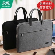 Briefcase Customized Business Handbag Men's Conference File Bag Business Bag Handbag Oxford Cloth Fi