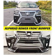 Alphard 18-23 Rowen front bumper + grille set 2018-2023
