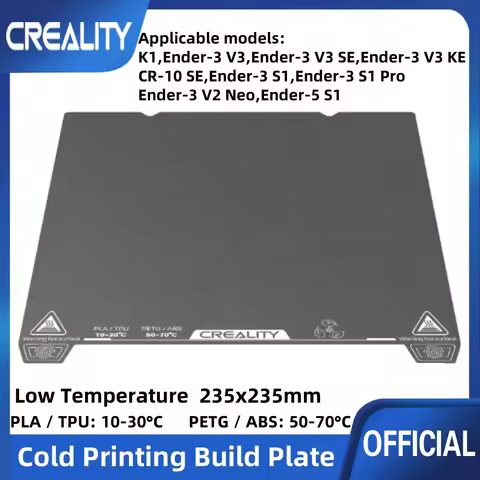 Creality Low Temperature Cold Printing Build Plate Double-sided 3D Printing Platform Board 235x235mm