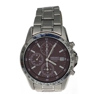 SEIKO mens watches quartz wrist watch analogues ceramic BRW SLV 7T92-0DW0 Direct from Japan Secondha