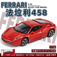 Đỏ Màu Đen Ferrari 458 Sf90 Mô Phỏng Mô Hình Xe Hơi Hợp Kim Trang Trí Bánh Sinh Nhật Sản Phẩm Hiển T