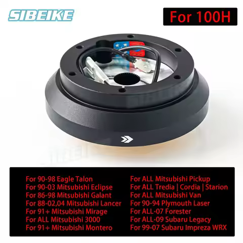 100H Short Hub Steering Wheel Hub Adapter Boss Kit For Eclipse Subaru Impreza WRX For Mitsubishi Ecl