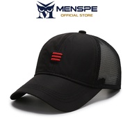 MENSPE Men’s Summer Baseball Cap Ultra-thin Sun Hat Half Mesh Splicing Breathable Outdoor Sports Hat