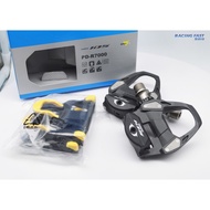 SHIMANO 105 R7000 Road Bike Carbon Fiber Card Pedal Black 259g Lightweight Tri-Iron With Buckle Run 