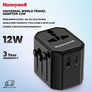 Honeywell Universal World Travel Adapter 12W | 38W-BLK | 38W-WHT  - HC000062/CHG/TRV/BLK/12W | HC000