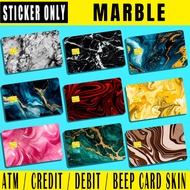 MARBLE - (SKIN CARD STICKER) ATM/CREDIT/DEBIT/BEEP (SKIN CARD STICKER)