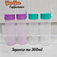 Tupperware Squeeze It 360ml (1 PC / 2 PCS) - Purple / Green