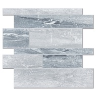 TARA PEEL AND STICK ALUMINIUM WALL STICKER 30.5X30.5CM BLUE MARBLE