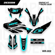 Decal WR Supermoto Aksesoris Stiker Decal Motor Yamaha WR 155 R Decal WR155 Full Body Variasi