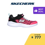 Skechers สเก็ตเชอร์ส รองเท้าเด็กผู้หญิง รองเท้าผ้าใบ Girls Snap Sprints Shoes - 81372L-BKMT