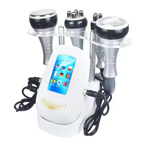 4 in 1 Vacuum Therapy Cavitation RF Radio Frequency Fat Remover Body Slimming Machine Ultrasonic Mas