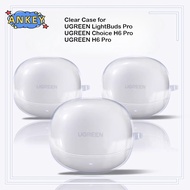 for UGREEN LightBuds Pro / Choice H6 Pro Case Protective Transparent Clear TPU Cover UGREEN H6 Pro L