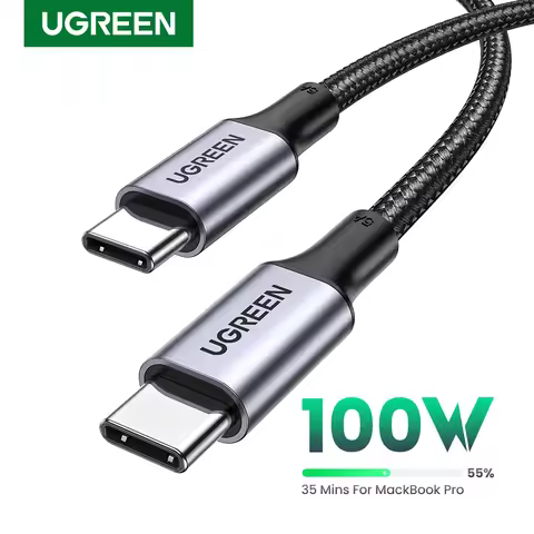 UGREEN 100W USB C to USB C Charging Cable for iPhone 15 MacBook MateBook Samsung S21 5A 100W QC4.0 F