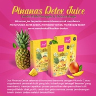 ~BIG SALE~BERRY STOBERRY PINANAS DETOX JUICE 5 SACHET WEIGHT LOSS - Jus nenas buang toksin dan lemak