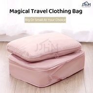 🔥SG stock🔥4pcs Set Travel Storage Bag Compression Luggage Storage Bag/Compression packing cube/Packi