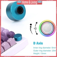 ci 1PC Colorful Metal Rotary Knob for F75 IK75 Mechanical Keyboards Sensitive