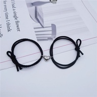 Gratis Ongkir - (2PCS) Gelang Couple Gaya Korea / Gelang Couple Magnet Bentuk Love