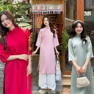 Beautiful red modern ao dai, code ct3