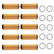 Latest modelNew 10PCS Engine Oil Filter 11428583898 11427826799 for B57 D30 B58 B30 All 3.0L Engines