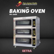 Gas Oven Deck Rfl 36gd oven Getra 3 6 Tray