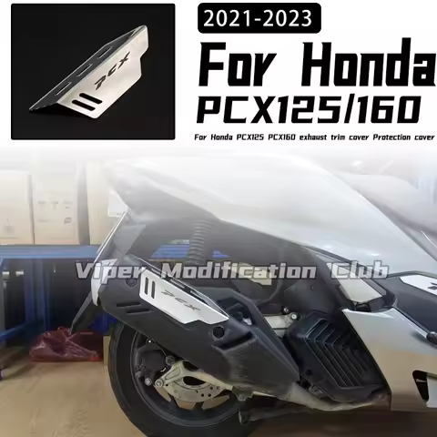 For Honda PCX125 PCX160 pcx 125 pcx 160 Modified exhaust decorative cover Protection cover Exhaust c