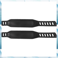 [W F S B] 2 Pairs Exercise Bike Pedal Straps Widened Bicycle Pedal Straps For Exercise Bike Stationa