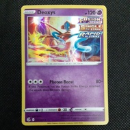 Pokemon Card TCG : Fusion Strike: Deoxys 120/264 (HOLO RARE) 100% Original Pokemon Card