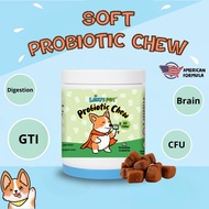 Probiotic 60 CHEW | Dog Supplement | Animal Dog Vitamins | Leryspets