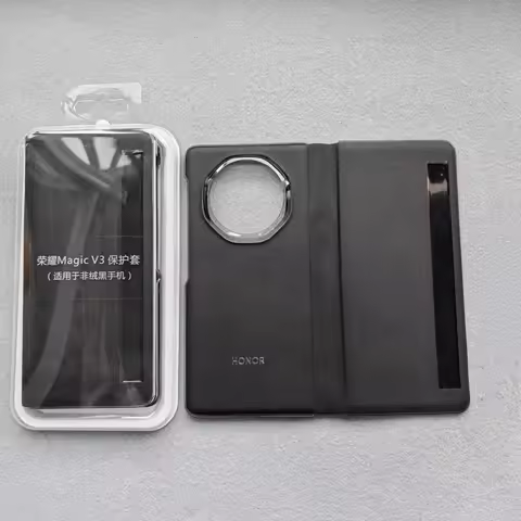 Original Honor Magic V3 magicv3 5G Smart View Window Flip Leather PhoneCase Official Auto Sleep Wake