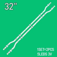 Samsung 32J4303 V8DN-320SM0-R1 - Set of 2 bars with 5 LEDs for Samsung UE32J5000AK UA32J4088 UE32N40
