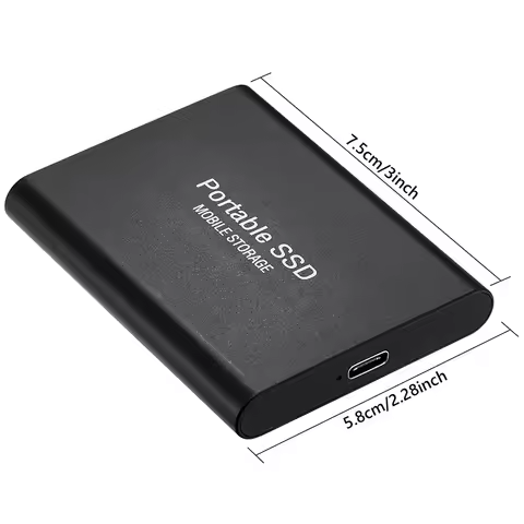 1pc Laptop Hard Drive High Speed 2TB 4TB 8TB 16TB Hard DriveFor Portable SSD 1TB External Mobile Sol