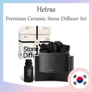 [ Hetras ] Premium Ceramic Stone Diffuser Set Handmade