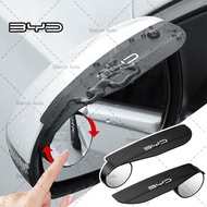 2pcs Car Rear-view Mirror Rain Shade Car Rainproof Reversing Mirror for BYD Atto 3 Yuan Plus F3 E6 F