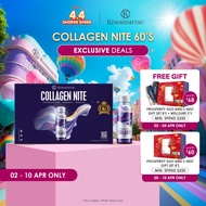 [60 Bottles] Kinohimitsu Collagen Nite 5300mg Supplement 50ml - Relaxation & Sleep Aid with GABA
