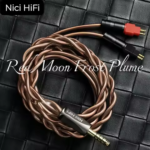 NiCi HiFi Headphone Cable with 4pin XLR 4.4mm 6.35mm , For Sennheiser HD600, HD650, HD545, HD565, HD