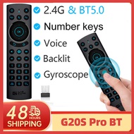Pro/G20S Pro BT Air Mouse Voice Remote Control 2.4G Wireless Gyroscope IR Learning for H96 MAX X96 M