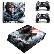 Tomb Raider Ps4 PRO Console Skin Decal Sticker + 2 Controller Skins Set