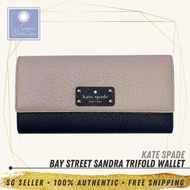 Kate Spade Womens Wallet Bay Street Sandra Trifold