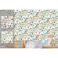 Wallpaper Cartoon Car Pattern No.317