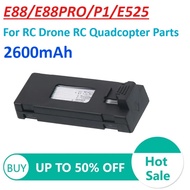 Rechargeable 3.7V 2600mAh Li-ion Battery For RC Drone E88 E88PRO E525 E99 P1 K3 P10 A13 RC Quadcopte