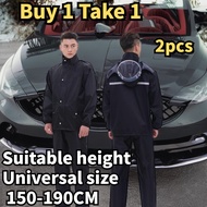 Imuto Rain Coat For Motorcycle Waterproof Motorbike Rain Suit Reflective Raincoat Set