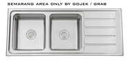 Bak cuci Piring / Kitchen sink / BCP Moselle Tebal 12050E Free AfurSMG