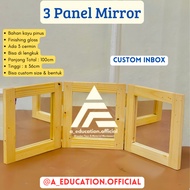 3 Panel Mirror 3 Way Mirror three Panel Mirror