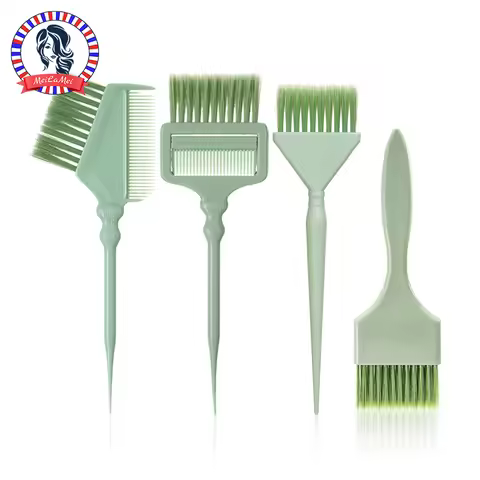 2/3/4Pcs Hair Dye Brush Set with Tail Comb Professional Salon Hair Coloring Tools for Home DIY Color