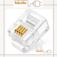 RJ11 Connector RJ 11 Connector per pcs 4 PIN Telephone CABLE