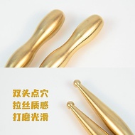 Brass Hand Foot Acupuncture Stick Dredging Meridian Pen Hand Therapy Pedicure Diagnosis Stick Brass 