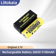 / /LiitoKala Rechargeable Battery 26650 3.7V 5100mAh Li-ion Flat Lithium Battery Lii-51S 20A 100% le